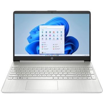Laptop HP 15-dw4005nq procesor Intel® Core™ i7-1255U pana la 4.70 GHz, 15.6, Full HD, IPS, 16GB DDR4, 512GB SSD, NVIDIA® GeForce MX550 2GB GDDR6, Free DOS, Natural Silver