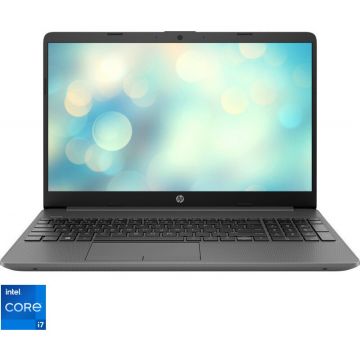 Laptop HP 15-dw4006nq cu procesor Intel® Core™ i7-1255U pana la 4.70 GHz, 15.6, Full HD, IPS, 16GB, 512GB SSD, NVIDIA® GeForce® MX550 2GB GDDR6, Free DOS, Grey