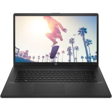 Laptop HP 17-cn2008nq cu procesor Intel® Core™ i7-1255U pana la 4.70 GHz, 17, Full HD, IPS, 8GB DDR4, 512GB SSD, NVIDIA® GeForce MX550 2GB, Free DOS, Jet Black