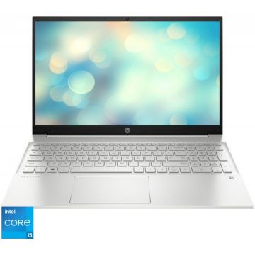 Laptop HP Pavilion 15-eg2033nq cu procesor Intel® Core™ i5-1235U pana la 4.40 GHz, 15.6, Full HD, IPS, 8GB, 512GB SSD, Intel® Iris® Xe Graphics, Free DOS, Silver