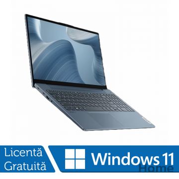 Laptop Nou Lenovo Ideapad 5 15IAL7, Intel Core i7-1255U 1.70 - 4.70GHz, 12GB DDR4, 512GB SSD, 15.6 Inch Full HD Touchscreen, Windows 11 Home, Abyss Blue