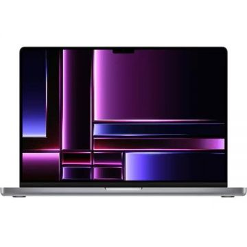 Laptop Apple 16.2'' MacBook Pro 16 Liquid Retina XDR, Apple M2 Max chip (12-core CPU), 32GB, 1TB SSD, Apple M2 Max 30-core GPU, macOS Ventura, Space Grey, INT keyboard, 2023