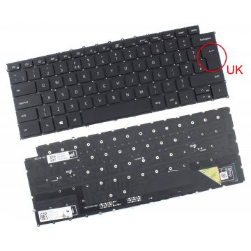 Tastatura Dell 0K3VC4 iluminata layout UK fara rama enter mare