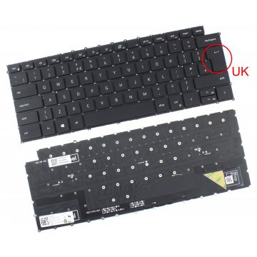 Tastatura Dell 490.0JD01.0L01 iluminata layout UK fara rama enter mare