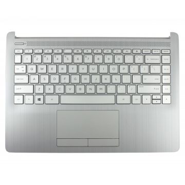 Tastatura HP 6051B1239501 Argintie cu Palmrest Argintiu si TouchPad