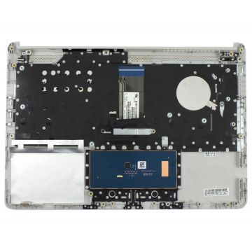 Tastatura HP 6070B1581701 Argintie cu Palmrest Argintiu si TouchPad