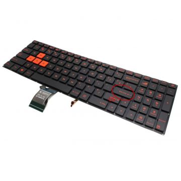 Tastatura Asus 0KNB0-662PHE00 iluminata layout US fara rama enter mic