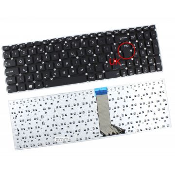 Tastatura Asus A553SA layout UK fara rama enter mare