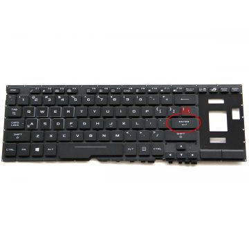 Tastatura Asus Rog GX501VIK iluminata layout US fara rama enter mic