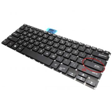 Tastatura Asus VivoBook S410UN layout US fara rama enter mic
