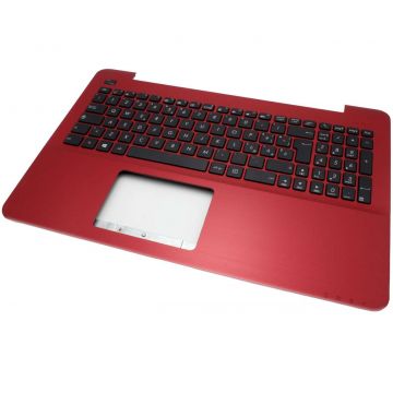 Tastatura Asus 13N0-R7A0N31 Neagra cu Palmrest rosu