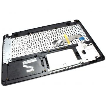 Tastatura Asus 13N0-ULA0A02 Neagra cu Palmrest Argintiu