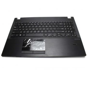 Tastatura Asus 90NB07B1-R30280 neagra cu Palmrest neagru iluminata backlit