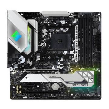 Placa de baza ASROCK B550M STEEL LEGEND, AMD B550, AM4, mATX