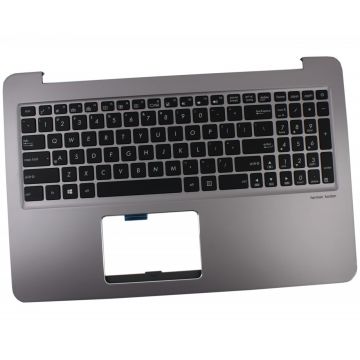 Tastatura Asus 0KN0-UQ2US13 Neagra cu Palmrest Gri iluminata backlit