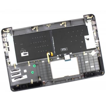 Tastatura Asus 0KN0-UQ2US13 Neagra cu Palmrest Gri iluminata backlit