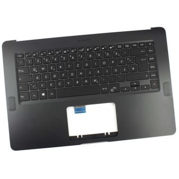 Tastatura Asus 90NB0ES2-R30GE0 Neagra cu Palmrest Negru iluminata backlit