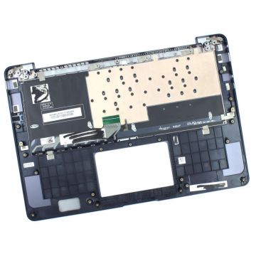 Tastatura Asus ZenBook UX3400UA Neagra cu Palmrest Gri iluminata backlit