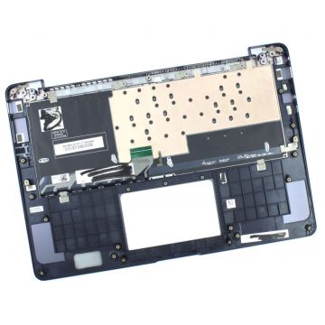 Tastatura Asus ZenBook UX430UA Neagra cu Palmrest Gri iluminata backlit