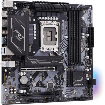 Placa de baza ASRock B660M PRO RS D4, Intel B660, LGA 1700, mATX