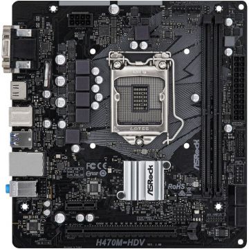 Placa de baza Asrock H470M-HDV, LGA 1200