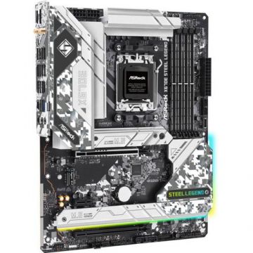 Placa de baza ASRock X670E STEEL LEGEND, AMD AM5, DDR5, ATX