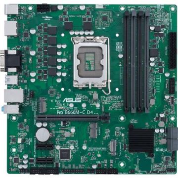 Placa de baza ASUS PRO B660M-C D4-CSM, Intel B660, LGA 1700, mATX