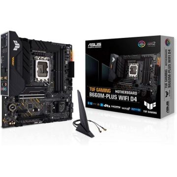 Placa de baza ASUS TUF GAMING B660M-PLUS WIFI D4, Intel B660, LGA 1700, mATX