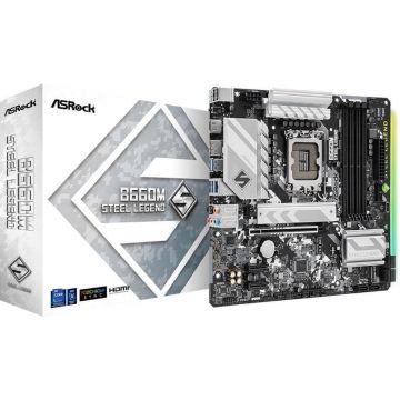 Placa de baza B660M STEEL LEGEND D4 LGA 1700