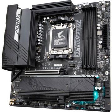 Placa de baza GIGABYTE B650M AORUS ELITE AX, AM5, AMD B650, mATX