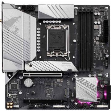 Placa de baza GIGABYTE B760M AORUS ELITE AX, DDR5, Intel B760, LGA 1700, mATX