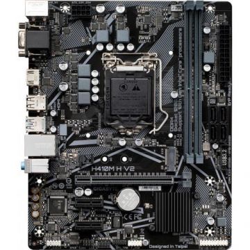 Placa de baza Gigabyte H410M H V2, Intel H410, LGA 1200, mATX