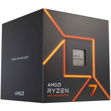 Procesor Ryzen 7 7700 3.8GHz Box Socket AM5, 8c/16t, cache 40MB, 65W