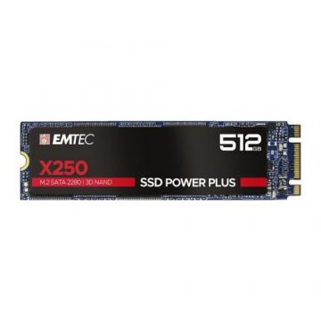 SSD Emtec Power Plus X250 512GB, SATA-III, M.2 2280