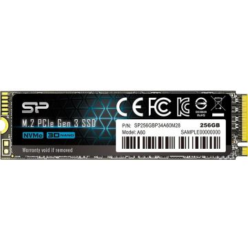 SSD P34A60 256GB PCI Express 3.0 x4 M.2 2280