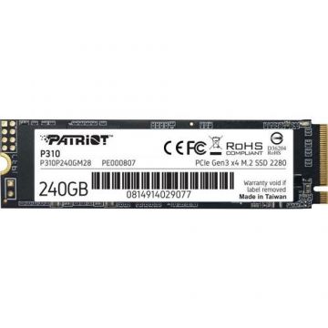 SSD Patriot P310 240GB PCI Express 3.0 x4 M.2 2280