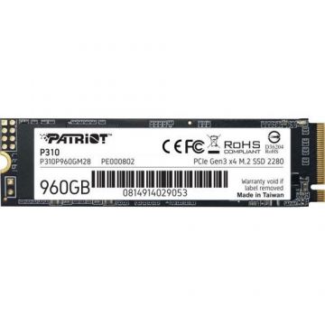 SSD Patriot P310 960GB PCI Express 3.0 x4 M.2 2280