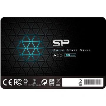 SSD Silicon Power Ace A55, 2TB, 2.5inch, SATA III 600 (Negru)