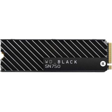 SSD Western Digital Black SN750, Heatsink, 500GB, M.2 2280, PCIe NVMe Gen. 3.0 x4