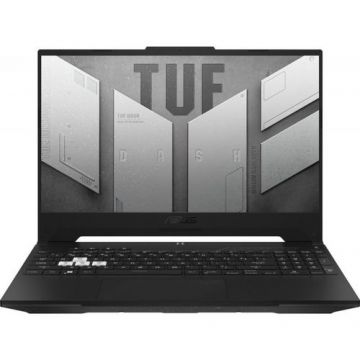 Laptop Gaming ASUS TUF Dash F15 FX517ZM-HF003 (Procesor Intel® Core™ i7-12650H (24M Cache, up to 4.70 GHz) 15.6inch FHD 144Hz, 16GB, 1TB SSD, nVidia GeForce RTX 3060 @6GB, Negru)