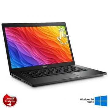 Laptop Refurbished Dell Latitude 7480 Intel Core i5-7300U 16GB DDR4 256GB SSD 14 inch FHD Webcam Windows 10 Home Preinstalat