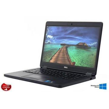 Laptop Refurbished Dell Latitude E5450 i5-5300U CPU @ 2.30GHz up to 2.90 GHz 4GB DDR3 500GB HDD 14inch 1366x768 Webcam Windows 10 Home Preinstalat