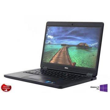 Laptop Refurbished Dell Latitude E5450 i5-5300U CPU @ 2.30GHz up to 2.90 GHz 4GB DDR3 500GB HDD 14inch 1366x768 Webcam Windows 10 Professional Preinstalat