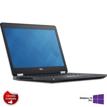 Laptop Refurbished Dell Latitude E5470 Core i5-6300U 8GB DDR4 128GB SSD Webcam 14inch FHD Touchscreen Windows 10 Professional Preinstalat