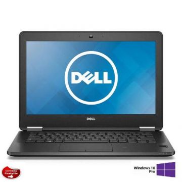 Laptop Refurbished Dell Latitude E7270 I5-6300U 2.40 GHZ 8GB DDR4 128GB SSD 12.5inch Webcam Windows 10 Professional Preinstalat