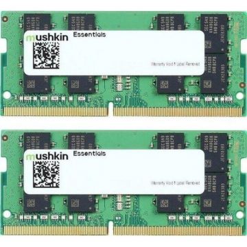 Essentials - DDR4 - kit - 16 GB: 2 x 8 GB - SO-DIMM 260-pin - 3200 MHz / PC4-25600 - unbuffered