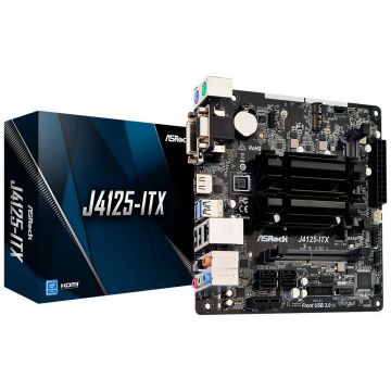 J4125-ITX - Placa de baza - mini ITX - Intel Celeron J4125