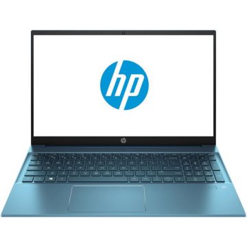 Laptop HP Pavilion 15-eh2012nq cu procesor AMD Ryzen™ 5 5625U pana la 4.30 GHz, 15.6, Full HD, IPS, 16GB, 1TB SSD, AMD Radeon™ Graphics, Free DOS, Fog Blue