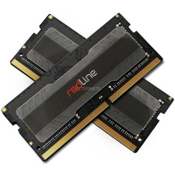 Redline - DDR4 - kit - 16 GB: 2 x 8 GB - SO-DIMM 260-pin - 3200 MHz / PC4-25600 - unbuffered