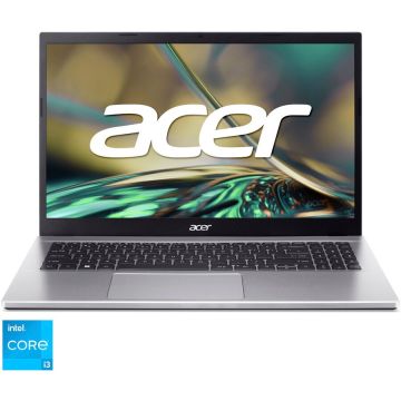 Laptop Acer Aspire 3 A315-59 cu procesor Intel® Core™ i3-1215U pana la 4.40 GHz, 15.6, Full HD, IPS, 8GB, 512GB, Intel® UHD Graphics, No OS, Silver